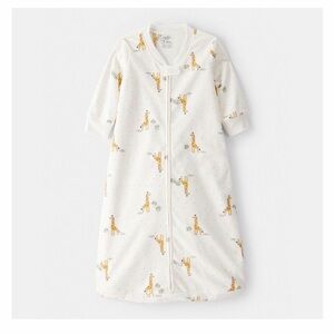 Carter's Cream Sleep Sack with Yellow Giraffe Print